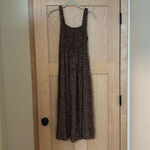 Saltwater Luxe Cheetah Print Midi Dress